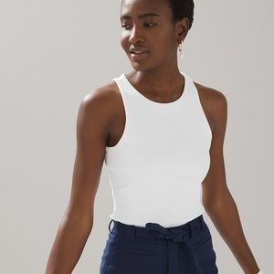 NWT White House Black Market ribbed tank top